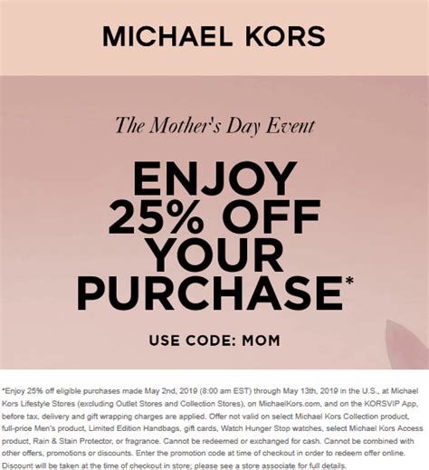 michael kors coupon in store|michael kors outlet coupon groupon.